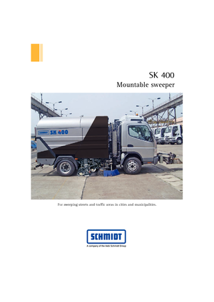Zamiatarki ssące prawostronne Schmidt SK 400