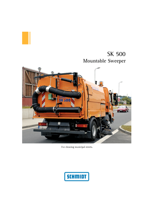 Zamiatarki ssące prawostronne Schmidt SK 500