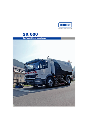 Zamiatarki ssące prawostronne Schmidt SK 600