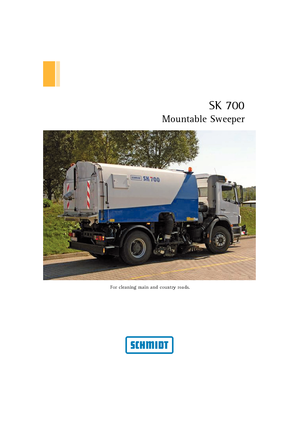 Zamiatarki ssące prawostronne Schmidt SK 700