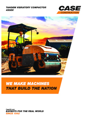 Walce wibracyjne tandemowe Case 450DX