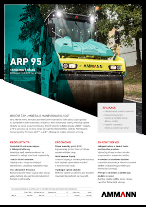 Walce wibracyjne tandemowe Ammann ARP 95