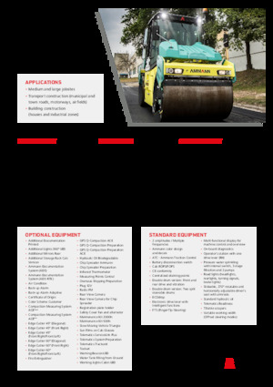 Walce wibracyjne tandemowe Ammann ARP 95