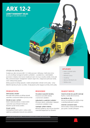 Walce wibracyjne tandemowe Ammann ARX 12-2