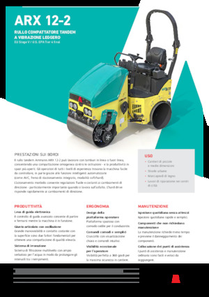 Walce wibracyjne tandemowe Ammann ARX 12-2