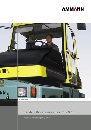 Walce wibracyjne tandemowe Ammann AV 95 N