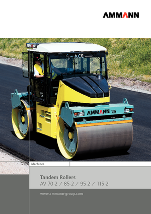 Walce wibracyjne tandemowe Ammann AV 95-2