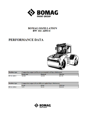 Walce wibracyjne tandemowe Bomag BW 161 ADO-4