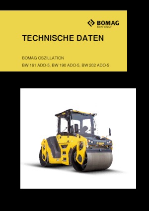 Walce wibracyjne tandemowe Bomag BW 202 ADO-5