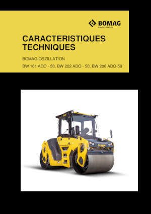 Walce wibracyjne tandemowe Bomag BW 206 ADO-50