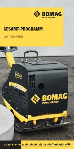 Walce wibracyjne tandemowe Bomag BW 55 E