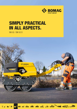 Walce wibracyjne tandemowe Bomag BW 65