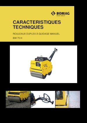 Walce wibracyjne tandemowe Bomag BW 65 H