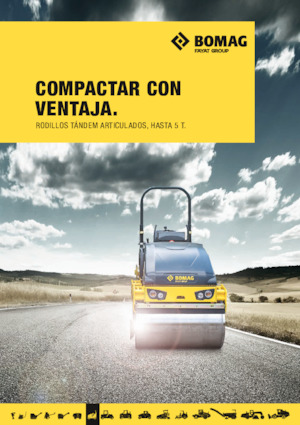 Walce wibracyjne tandemowe Bomag BW 90 SL-5