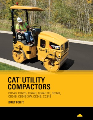 Walce wibracyjne tandemowe Caterpillar CB24B