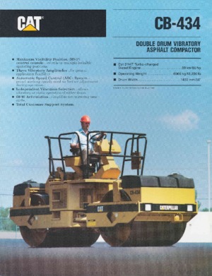 Walce wibracyjne tandemowe Caterpillar CB-434