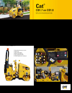 Walce wibracyjne tandemowe Caterpillar CB1.7