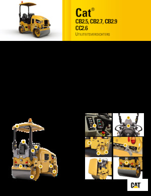 Walce wibracyjne tandemowe Caterpillar CB2.5