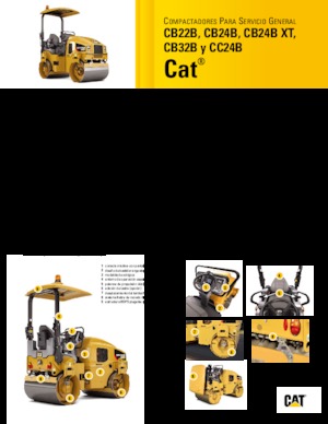 Walce wibracyjne tandemowe Caterpillar CB24B