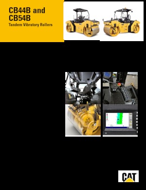 Walce wibracyjne tandemowe Caterpillar CB44B