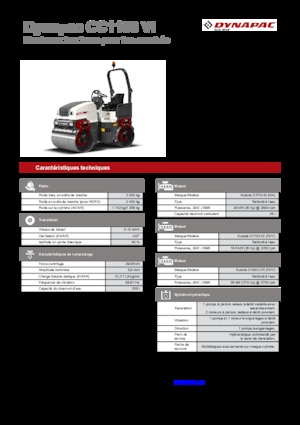 Walce wibracyjne tandemowe Dynapac CC 1100 VI
