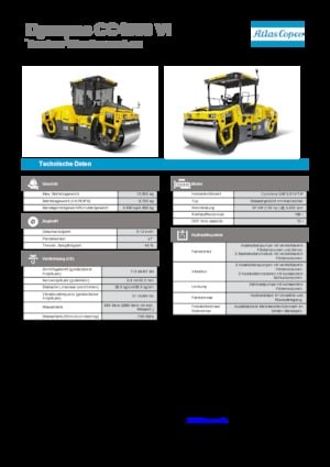 Walce wibracyjne tandemowe Dynapac CC 4000 VI