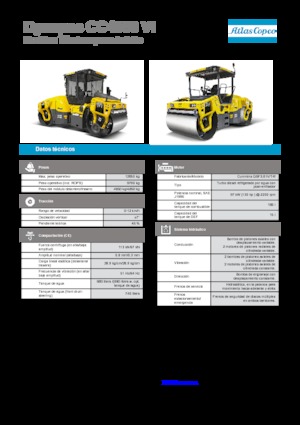 Walce wibracyjne tandemowe Dynapac CC 4000 VI