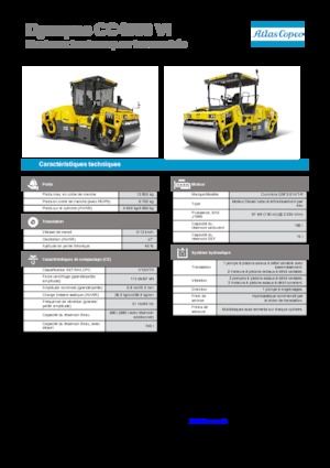 Walce wibracyjne tandemowe Dynapac CC 4000 VI