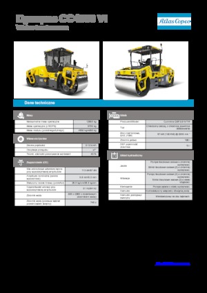 Walce wibracyjne tandemowe Dynapac CC 4000 VI