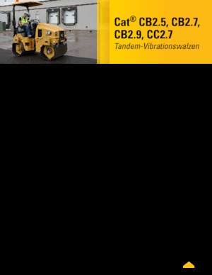 Walce wibracyjne tandemowe Caterpillar CC2.7