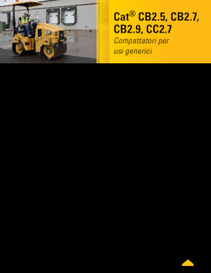 Walce wibracyjne tandemowe Caterpillar CC2.7