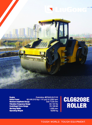 Walce wibracyjne tandemowe Liugong CLG6208E