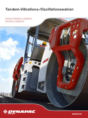 Walce wibracyjne tandemowe Dynapac CO 6200 VI