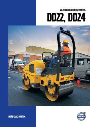 Walce wibracyjne tandemowe Volvo DD24