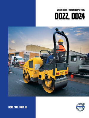 Walce wibracyjne tandemowe Volvo DD24