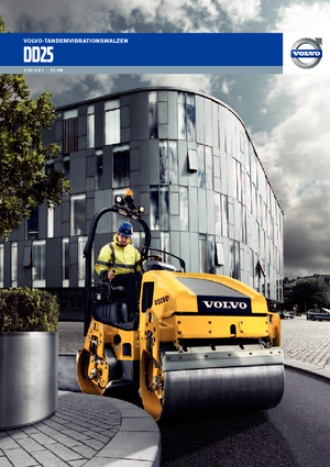 Walce wibracyjne tandemowe Volvo DD25