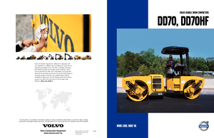 Walce wibracyjne tandemowe Volvo DD70