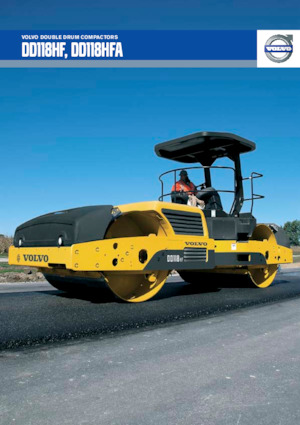 Walce wibracyjne tandemowe Volvo DD118HF