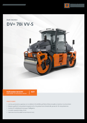 Walce wibracyjne tandemowe Hamm DV+ 70i VV-S