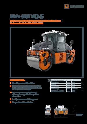 Walce wibracyjne tandemowe Hamm DV+ 90i VO-S