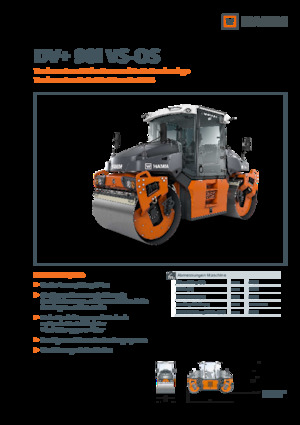 Walce wibracyjne tandemowe Hamm DV+ 90i VS-OS