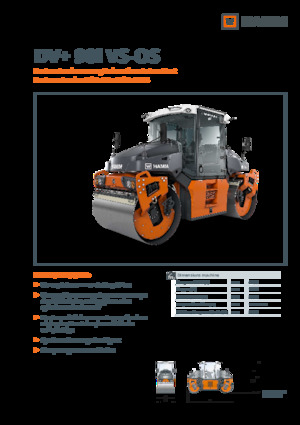Walce wibracyjne tandemowe Hamm DV+ 90i VS-OS