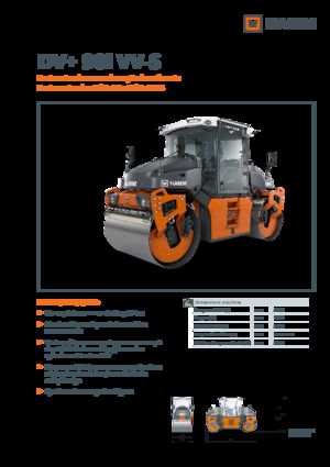 Walce wibracyjne tandemowe Hamm DV+ 90i VV-S