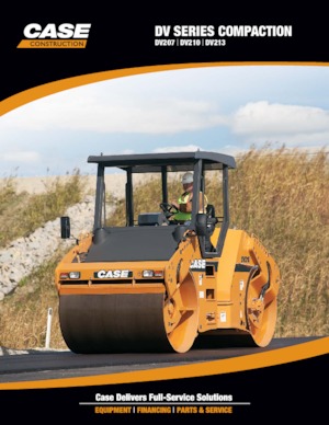 Walce wibracyjne tandemowe Case DV207