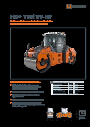 Walce wibracyjne tandemowe Hamm HD+ 110i VV-HF