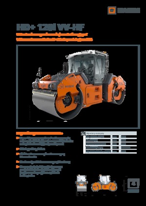 Walce wibracyjne tandemowe Hamm HD+ 120i VV-HF