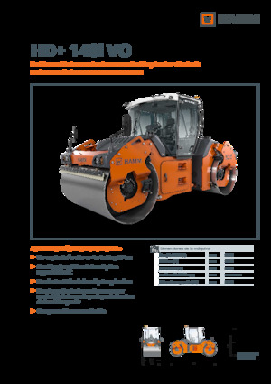 Walce wibracyjne tandemowe Hamm HD+ 140i VO