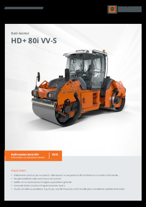 Walce wibracyjne tandemowe Hamm HD+ 80i VV-S