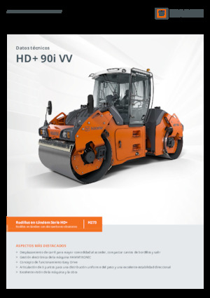 Walce wibracyjne tandemowe Hamm HD+ 90i VV