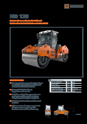 Walce wibracyjne tandemowe Hamm HD 128